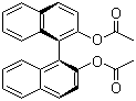 structure of CAS# 69677-98-1, (S)-(+)-联萘酚二乙酸酯
