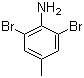 structure of CAS# 6968-24-7, 2,6-二溴-4-甲基苯胺