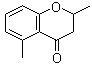 structure of CAS# 69687-87-2, 2,3-Dihydro-2,5-dimethyl-4H-1-benzopyran-4-one