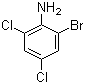 structure of CAS# 697-86-9, 2-Bromo-4,6-dichloroaniline