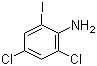 2,4-Dichloro-6-iodoaniline molecular structure (CAS 697-90-5)