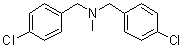 CAS # 6970-85-0, 4-Chloro-N-[(4-chlorophenyl)methyl]-N-methylbenzenemethanamine, NSC 62608