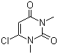 CAS # 6972-27-6, 6-Chloro-1,3-dimethyluracil, 6-Chloro-1,3-dimethyl-2,4-(1H,3H)-pyrimidinedione