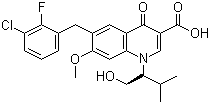 structure of CAS# 697761-98-1, 埃替拉韦