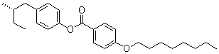 CAS # 69777-61-3, 4-(Octyloxy)benzoic acid 4-[(2S)-2-methylbutyl]phenyl ester