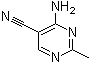 CAS 登录号：698-29-3, 4-氨基-2-甲基-5-嘧啶甲腈