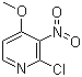 structure of CAS# 6980-09-2, 2-Chloro-3-nitro-4-methoxypyridine