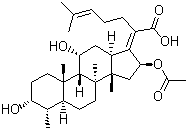 CAS 登录号：6990-06-3, 夫西地酸