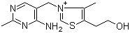 CAS # 70-16-6, Thiamine ion, 3-[(4-Amino-2-methyl-5-pyrimidinyl)methyl]-5-(2-hydroxyethyl)-4-methylthiazolium
