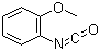 2-甲氧基苯基异氰酸酯分子结构 (CAS 700-87-8)