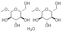 CAS # 7000-27-3, Methyl beta-D-glucopyranoside hemihydrate