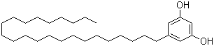 5-Tricosyl-1,3-benzenediol molecular structure (CAS 70110-60-0)