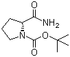 structure of CAS# 70138-72-6, D-N-Boc-脯氨酰胺