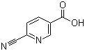 structure of CAS# 70165-31-0, 6-氰基烟酸