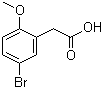 CAS # 7017-48-3, 5-Bromo-2-methoxyphenylacetic acid