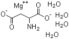 CAS # 7018-07-7, Magnesium aspartate tetrahydrate, DL-Aspartic acid magnesium salt tetrahydrate