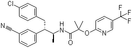structure of CAS# 701977-09-5, Taranabant