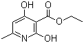 CAS # 70254-52-3, Ethyl 2,4-dihydroxy-6-methyl-3-pyridinecarboxylate, 2,4-Dihydroxy-6-methyl-3-pyridinecarboxylic acid ethyl ester