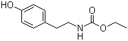 structure of CAS# 70275-54-6, [2-(4-Hydroxyphenyl)ethyl]carbamic acid ethyl ester
