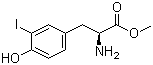 structure of CAS# 70277-02-0, 3-碘-L-酪氨酸甲酯