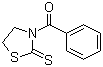 structure of CAS# 70326-37-3, 3-Benzoylthiazolidine-2-thione