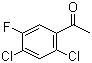 structure of CAS# 704-10-9, 2',4'-二氯-5'-氟苯乙酮