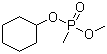 structure of CAS# 7040-52-0, Cyclohexyl methyl methylphosphonate