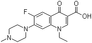 Pefloxacin molecular structure (CAS 70458-92-3)