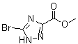 CAS # 704911-47-7, 5-Bromo-1H-1,2,4-triazole-3-carboxylic acid methyl ester