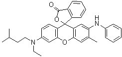 structure of CAS# 70516-41-5, 6'-(N-异戊基-N-乙基氨基)-3'-甲基-2'-苯基氨基荧烷