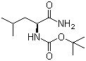 Boc-L-leucine amide molecular structure (CAS 70533-96-9)