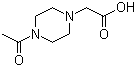 structure of CAS# 705941-45-3, (4-乙酰基哌嗪-1-基)乙酸