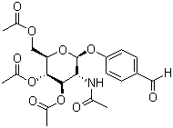 CAS # 70622-68-3, 4-Formylphenyl 2-acetamido-3,4,6-tri-O-acetyl-2-deoxy-beta-D-glucopyranoside