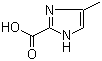 structure of CAS# 70631-93-5, 4-Methyl-1H-imidazole-2-carboxylic acid