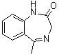 CAS # 70656-87-0, 1,3-Dihydro-5-methyl-2H-1,4-benzodiazepin-2-one, Ro 05-3663, Ro 5-3663