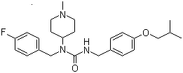 structure of CAS# 706779-91-1, Pimavanserin