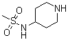 structure of CAS# 70724-72-0, N-(4-哌啶基)甲烷磺酰胺