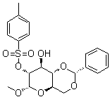 CAS # 70774-92-4, Methyl 4,6-O-[(R)-phenylmethylene]-alpha-D-glucopyranoside 2-(4-methylbenzenesulfonate)