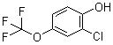 structure of CAS# 70783-75-4, 2-Chloro-4-(trifluoromethoxy)phenol