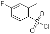 structure of CAS# 7079-48-3, 4-氟-2-甲基苯磺酰氯