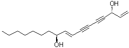 CAS # 708257-91-4, (3R,10S)-1,8-Heptadecadiene-4,6-diyne-3,10-diol, Panaxydiol
