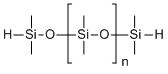structure of CAS# 70900-21-9, Poly(dimethylsiloxane) hydride terminated