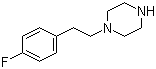 1-[2-(4-Fluorophenyl)ethyl]piperazine molecular structure (CAS 70931-33-8)