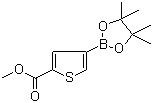structure of CAS# 709648-80-6, 2-Methoxycarbonylthiophene-4-boronic acid pinacol ester