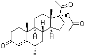 structure of CAS# 71-58-9, 安宫黄体酮
