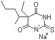 硫喷妥钠分子结构 (CAS 71-73-8)