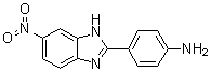 structure of CAS# 71002-88-5, 4-(6-Nitro-1H-benzimidazol-2-yl)benzenamine
