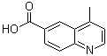 4-Methyl-6-quinolinecarboxylic acid molecular structure (CAS 7101-68-0)