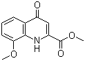CAS # 7101-90-8, Methyl 4-hydroxy-8-methoxyquinoline-2-carboxylate, Methyl 8-methoxy-4-oxo-1,4-dihydroquinoline-2-carboxylate