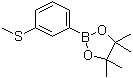 structure of CAS# 710348-63-3, 3-(甲硫基)苯硼酸频哪醇酯